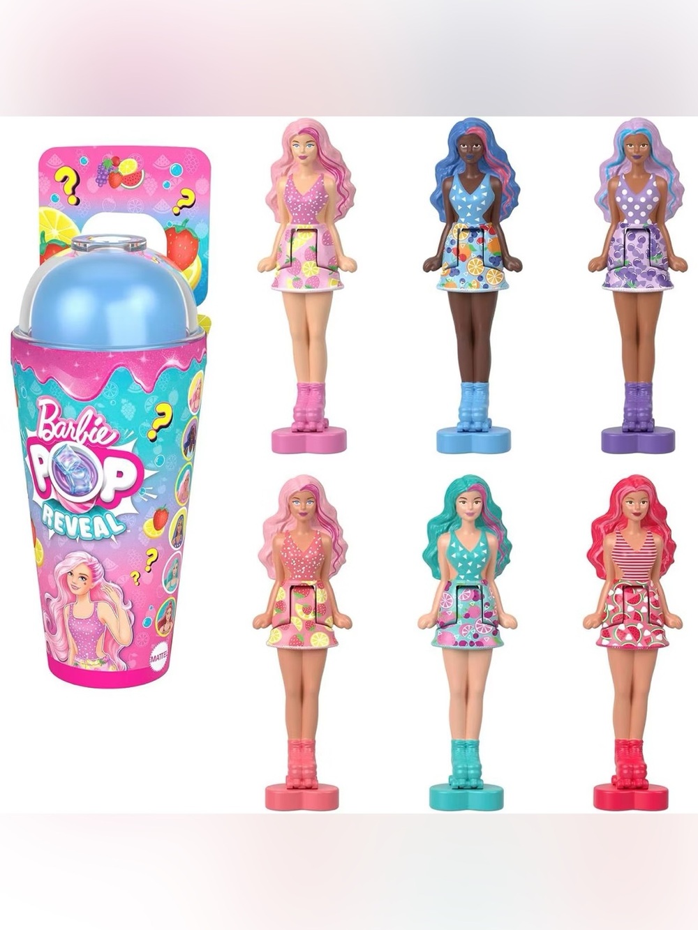 Barbie Mini BarbieLand Pop Reveal Dolls, 1.5-inch Doll with Surprise NEW
